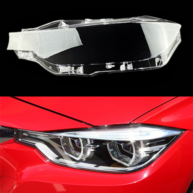 

For BMW F30 F35 3 Series 2016 2017 2018 2019 Car Front Headlight Lens Cover Lampshade Case Glass Lampcover Caps Headlamp Shell