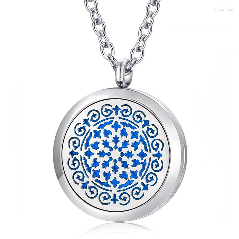 

Pendant Necklaces With Chain As Gift! Locket 316L Stainless Steel Essential Oil Diffuser Necklace