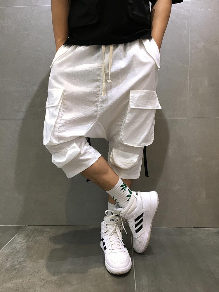 

Men's Shorts A2370 Fashion Men's Pants 2023 Runway Luxury European Design Party Style Clothing, White