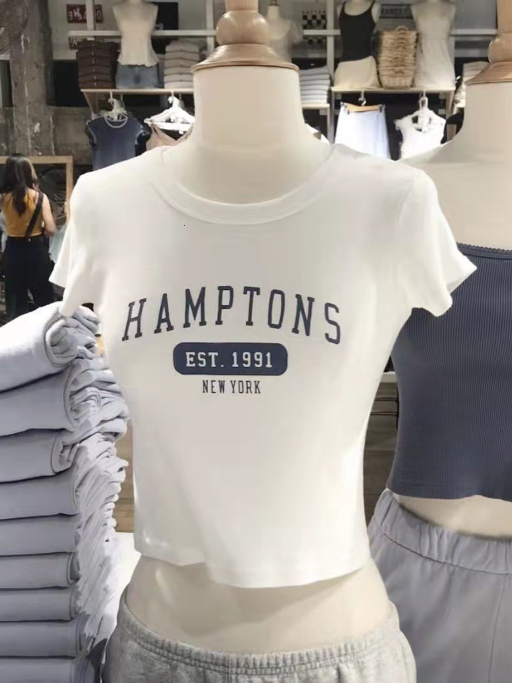

Women's T Shirt Vintage Letter Print Slim T shirt Summer Casual O Neck Short Sleeve Cotton T Shirt Streetwear Y2k Tops Chic 230413, White