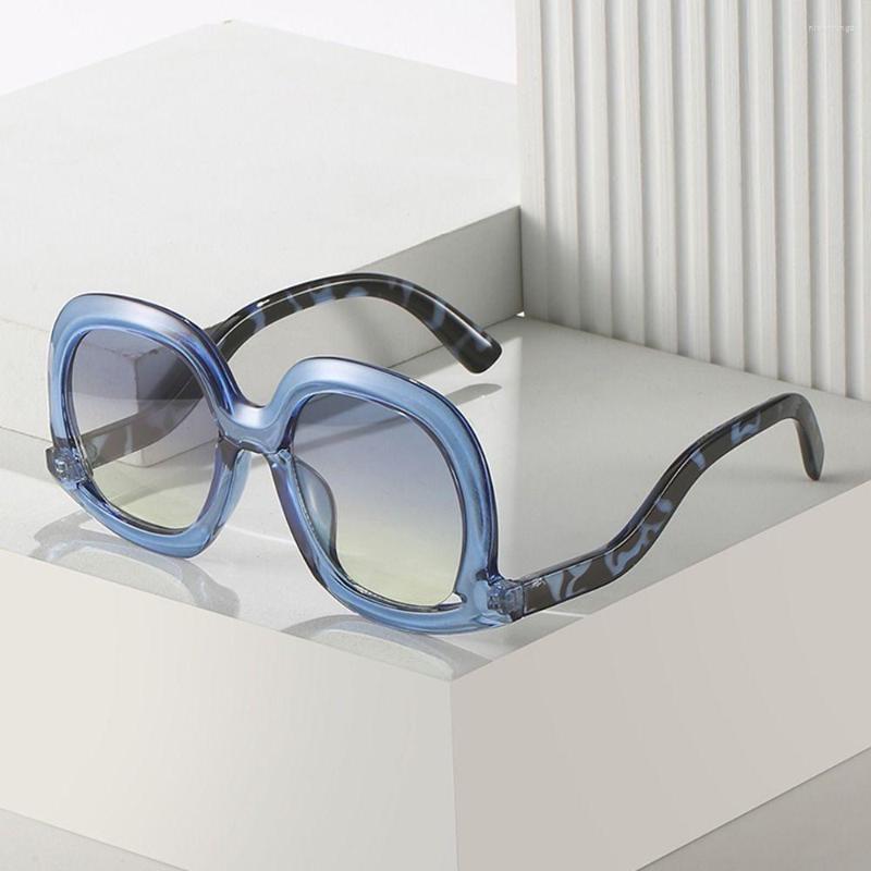 

Sunglasses Women's Fashion Leopard Shades Gradient Colorful Sun Glasses Eyewear Y2K Oval