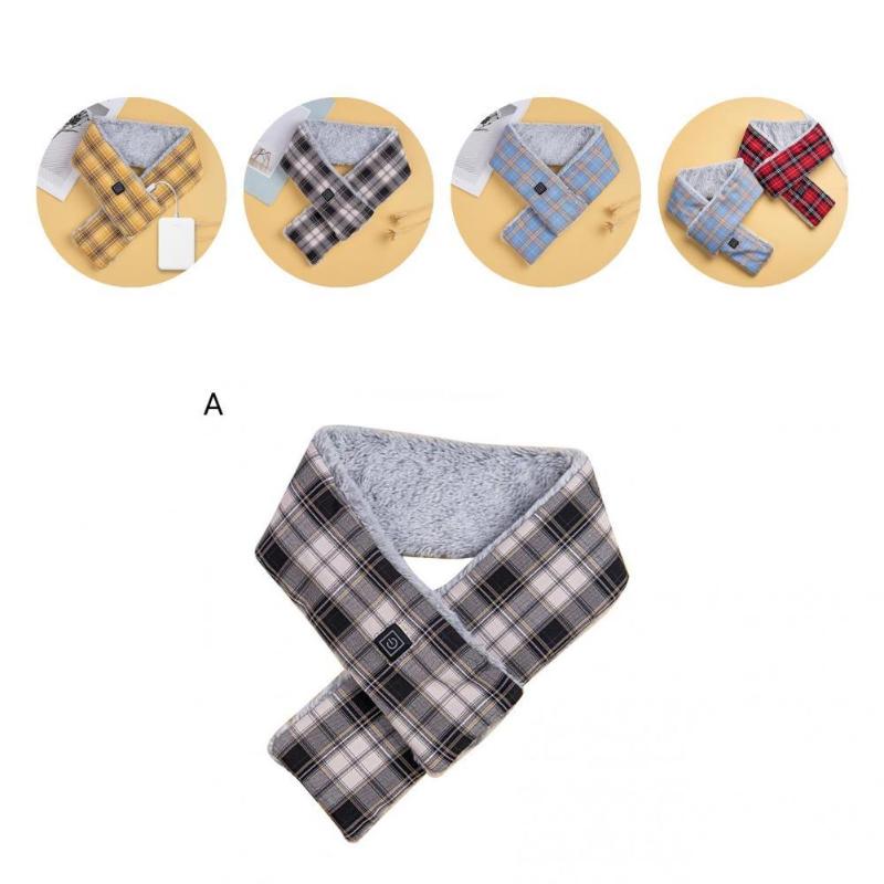 

Scarves Heated Scarf Waterproof Electric Neck Wrap Pad With 3 Heating Levels