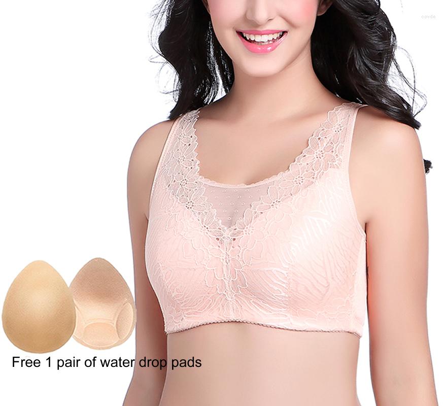 

Bras Suitable For Silicone Breast Shape Bra Mastectomy Pocket Underwear 8706, Beige