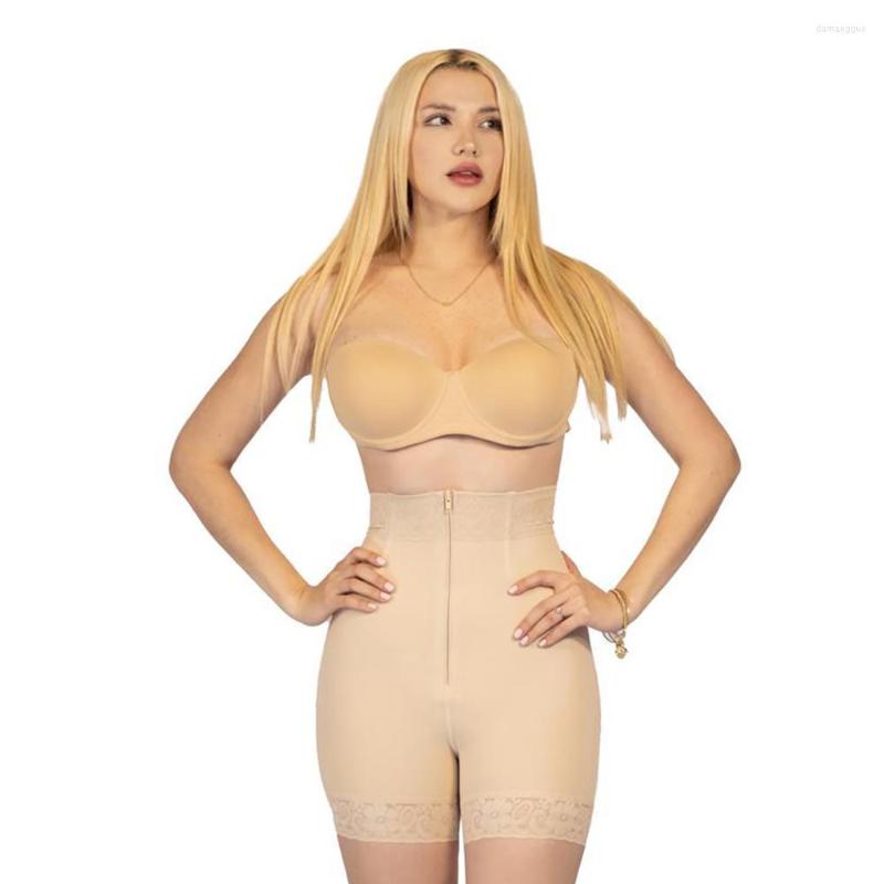 

Women's Shapers Flat Belly BuLifter Panty For Women Elastic Hip Shorts Shapewear Lace High Waist Body Underwear Skims Fajas Colombian, Black