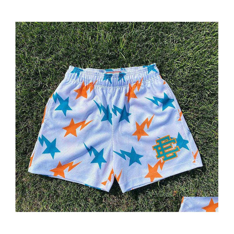 

Men'S Shorts Mens Eric Emanuel Basketball Sports Casual Summer Mesh Breathable Relaxed Dstring Drop Delivery Apparel Clothing Dh1Tr, No4