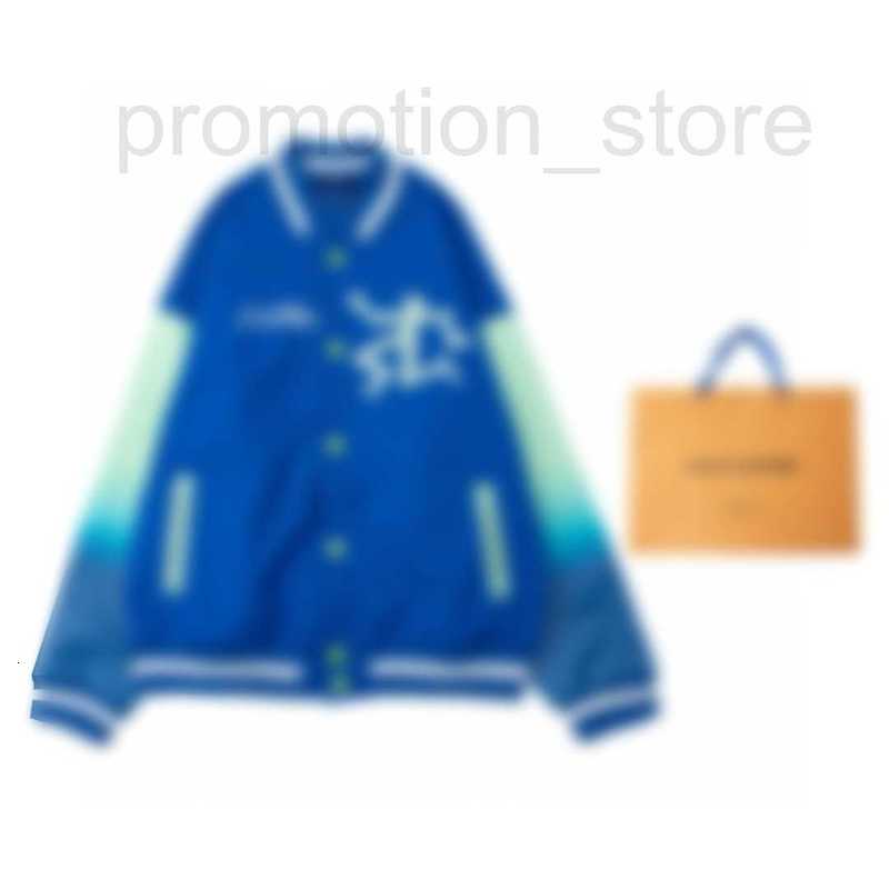

Women' Jackets designer New runway style color blocking baseball jacket JI85, Blue3