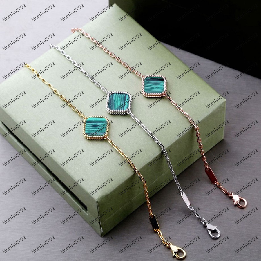 

Fashion Classic 4/four-leaf-clover A flower Pendant Charm Bracelets 100% silver Chain 18K Gold Shell Mother-of-Pearl for Women Girls Valentine's Designer Jewelry Gift