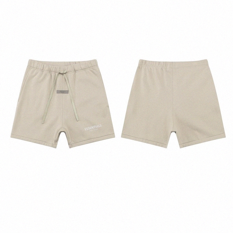 

fog Essentials 22ss flocked letter shorts plus velvet o9fW#, Money gray green