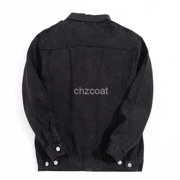 

Jacket Men Denim Jackets Women Coat Fashion Designer Streetwear Women's Classic Lettered Lapel Jeans Wear Men's Autumn Winter Size -2XL A7W0, No5