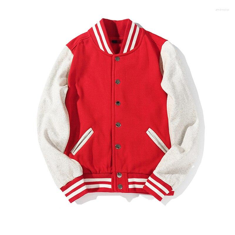 

Women' Jackets Unisex College Varsity Baseball Solid Color Fashion Letterman Outerwear For Couples Uniform, Black
