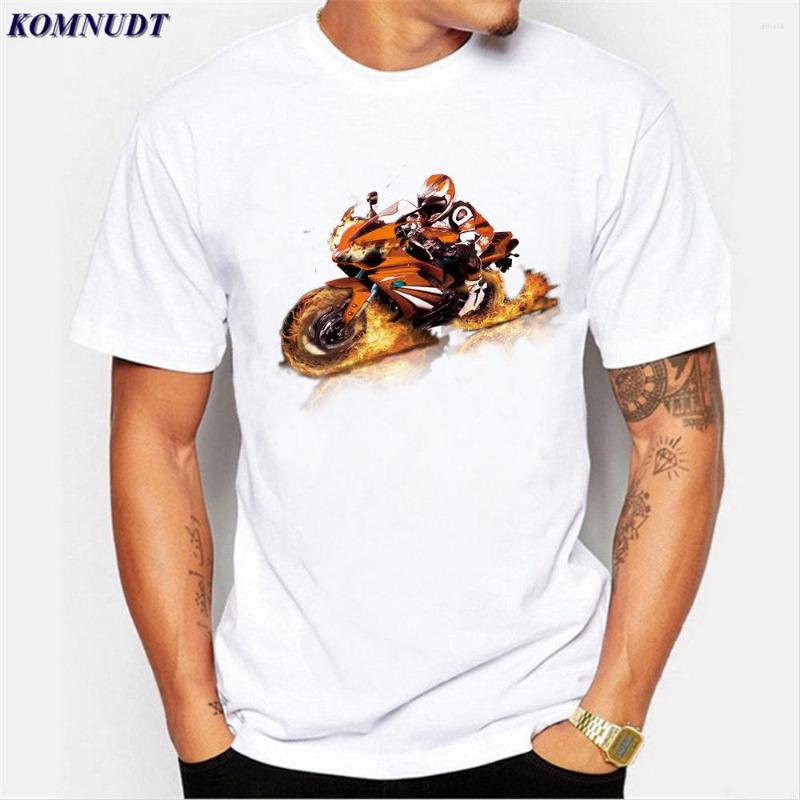 

Men' T Shirts 2023 Fire Motorcycle Design Plus Size Shirt Short Sleeve Custom T-Shirt For Men Hipster Hip Hop Modal, Picture shown