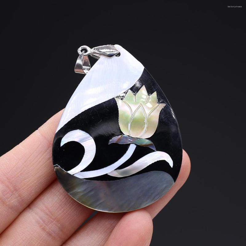 

Pendant Necklaces Natural Shell The Mother Of Pearl Drop-Shaped Charms For Jewelry Making DIY Necklace Clothes Accessory
