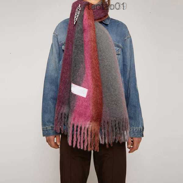 

Ac Women Luxury Men's Scarf Fashion Scarves Imitation Cashmere Plaid Wraps Long Student Bib Warm Shawl Rainbow Thick Lattice Tassel Female 5jogvjevq