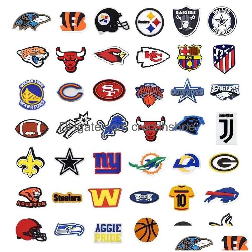 

Shoe Parts Accessories Croc Charms Pvc Designer Shoes Charm Vendor Decorations Rubber Drop Delivery Otkgd