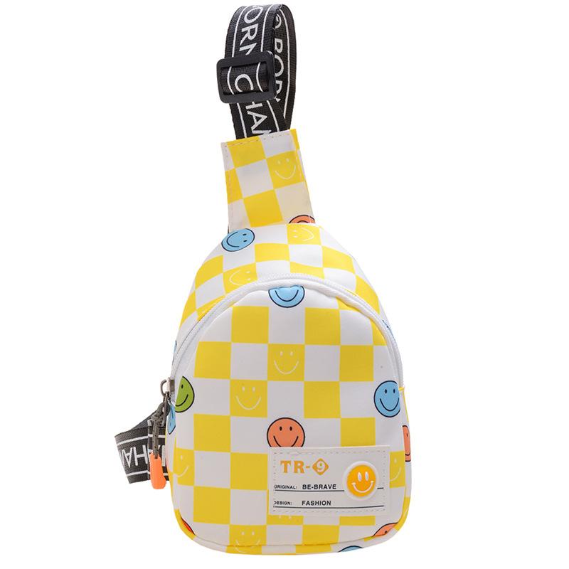 

Handbags Kids Baby Bag Childrens Bags Fashion Boys Girls Checkerboard Messenger Chest Lightweight Travel E9091, Mix-color