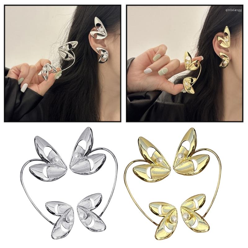 

Backs Earrings Fairy Style Cuff Clip On Earring Wrap Ear Cuffs