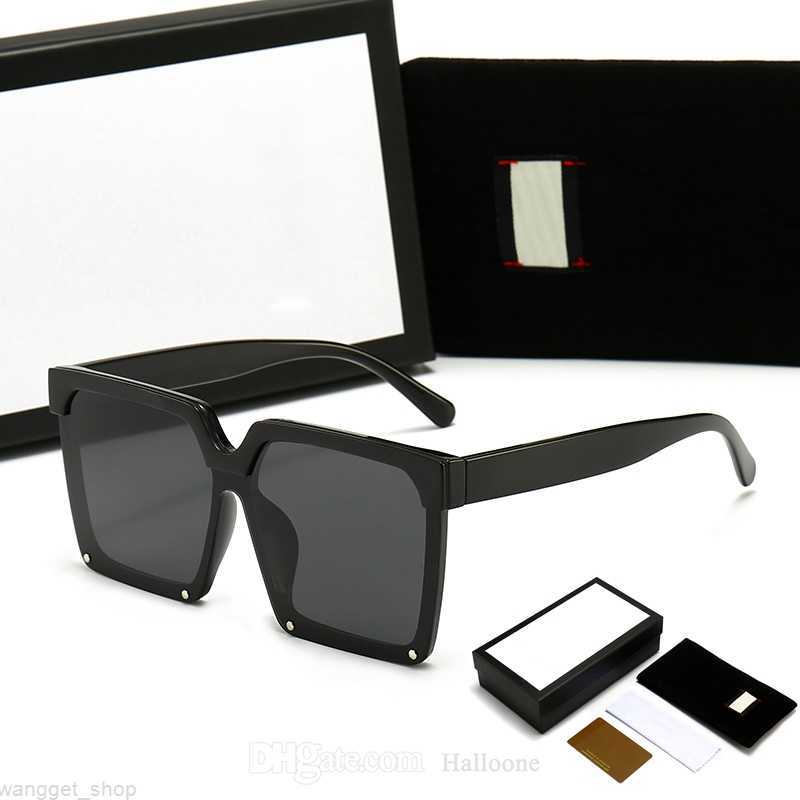 

Classic Luxury Sunglasses Brand Design UV400 Eyewear Mens Womens Oversized Square Designer Sun Glasses For Men Women Frames Polaroid glass glass