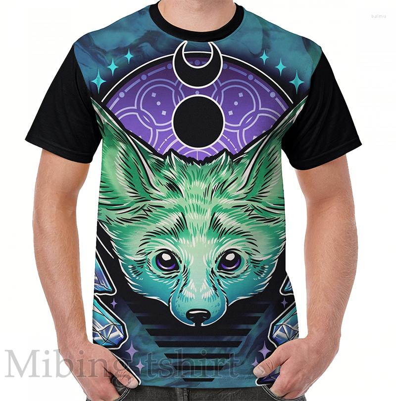 

Men' T Shirts Funny Print Men Shirt Women Tops Tee Fennec Graphic T-Shirt O-neck Short Sleeve Casual Tshirts
