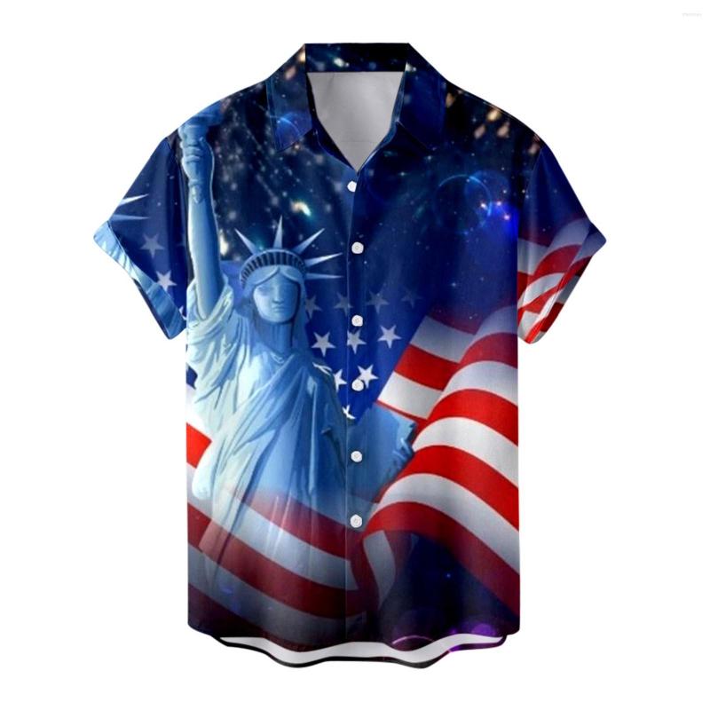 

Men's Casual Shirts Mens Independence Day Style V Neck Fashion Slim Long Sleeve Shirt Plain Men Tee For Short Western Top, Blue