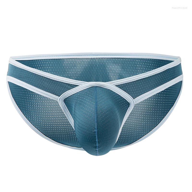 

Underpants Men Underwear Briefs U-Pouch Soft Trunks Shorts Breathable Elastic Gay Lingerie Slip Hombre Panties, Red