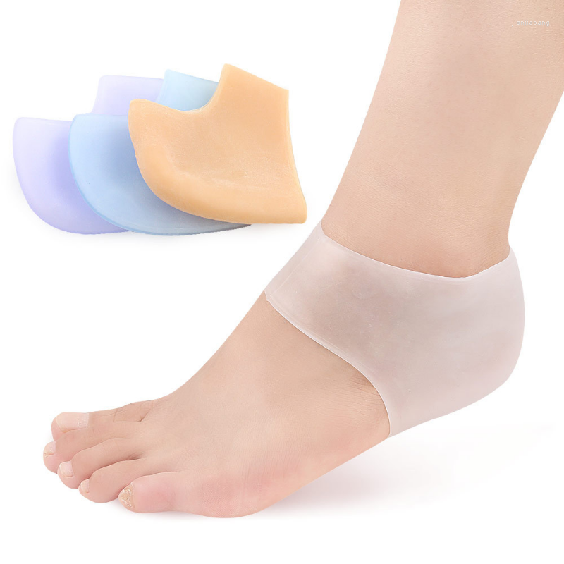 

Women Socks Transparent Silicone Moisturizing Gel Heel Sock Cracked Foot Skin Care Support Protector Peds Functional