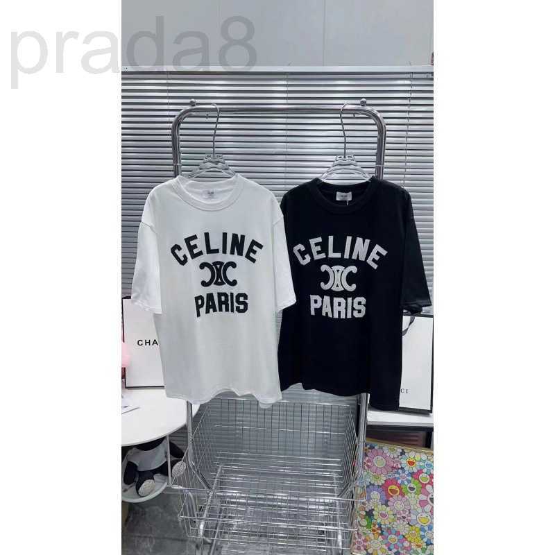 

Women' Hoodies & Sweatshirts designer 23 Summer New Fashion Embroidery Letters Simple Casual Versatile Men' and Short Sleeve T-Shirt L8CO, White