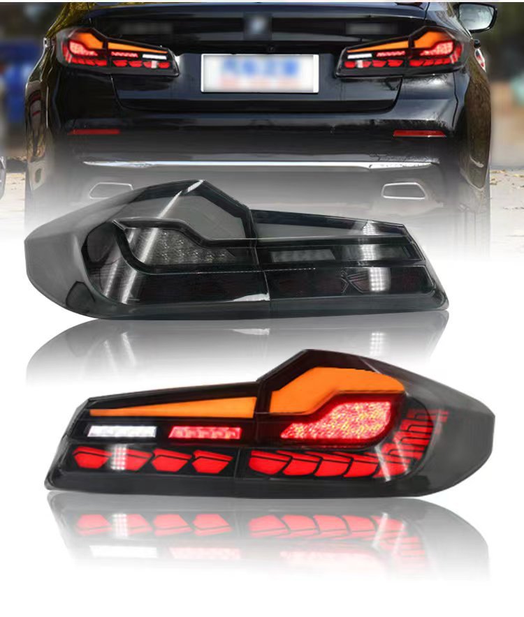 

Full LED Taillight Assembly For 5 series G30/G38 20 17-20 22 Running Water Stoplight LED Signal Reversing Taillights