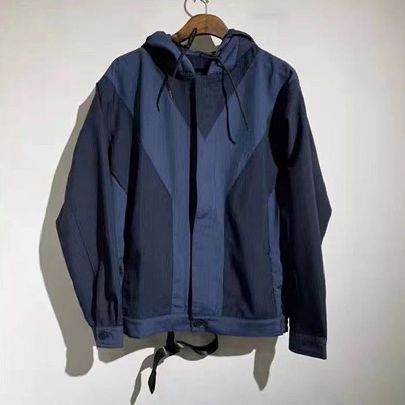 

Mens Jackets Women Outwears Y3 Coat Sports Casual Hooded Loose Jackets, Blue