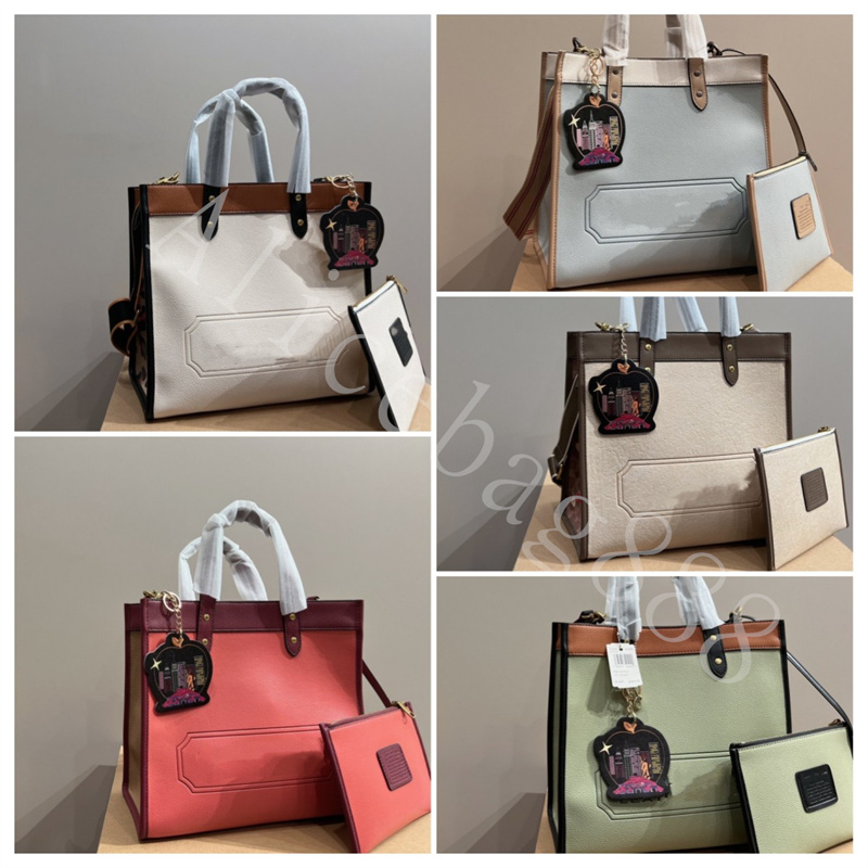 

7A Quality Totes For Lady Genuine Leather Handbags 2pcs/set Field Style 5 Color Bags Big Capacity Leather Ware Zipper Bags Monther Bag Fashion Luxury Bags, #1