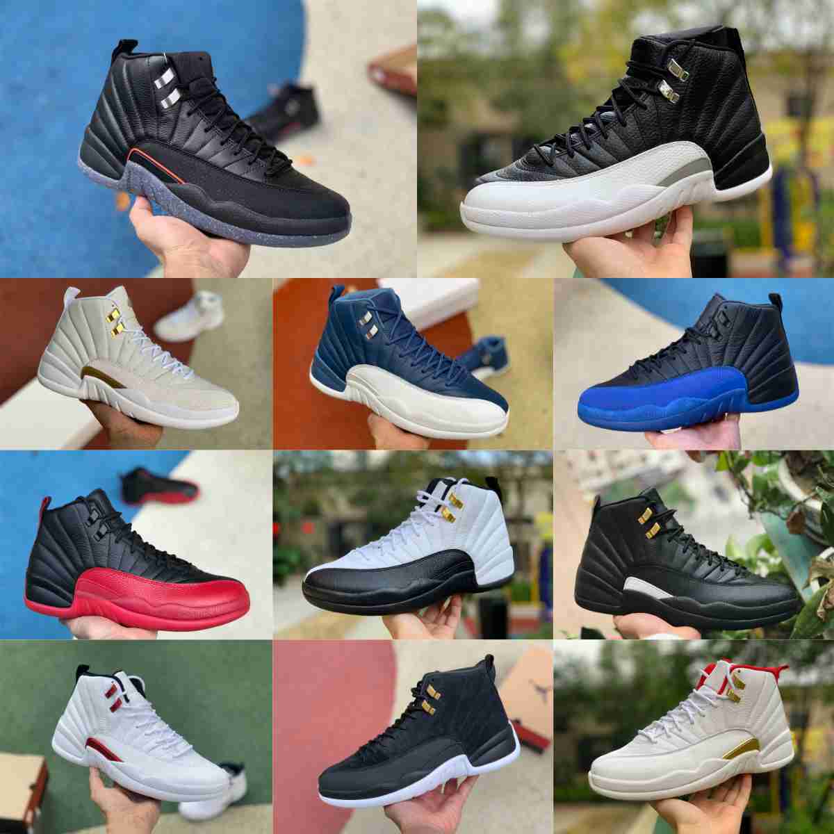 

With Box 12s OVO White Basketball Shoes Jumpman Men 12 Retros Black Twist Utility Grind Golf Floral Hyper Royal Playoffs Royalty Stealth The Master Trainers Sneakers, Please contact us