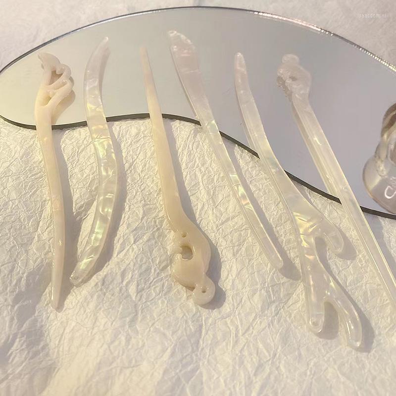 

Hair Clips Fashion Chinese Style Sticks Vintage Acetate Chopstick Women Hairpins Pins Wedding Jewelry Accessories