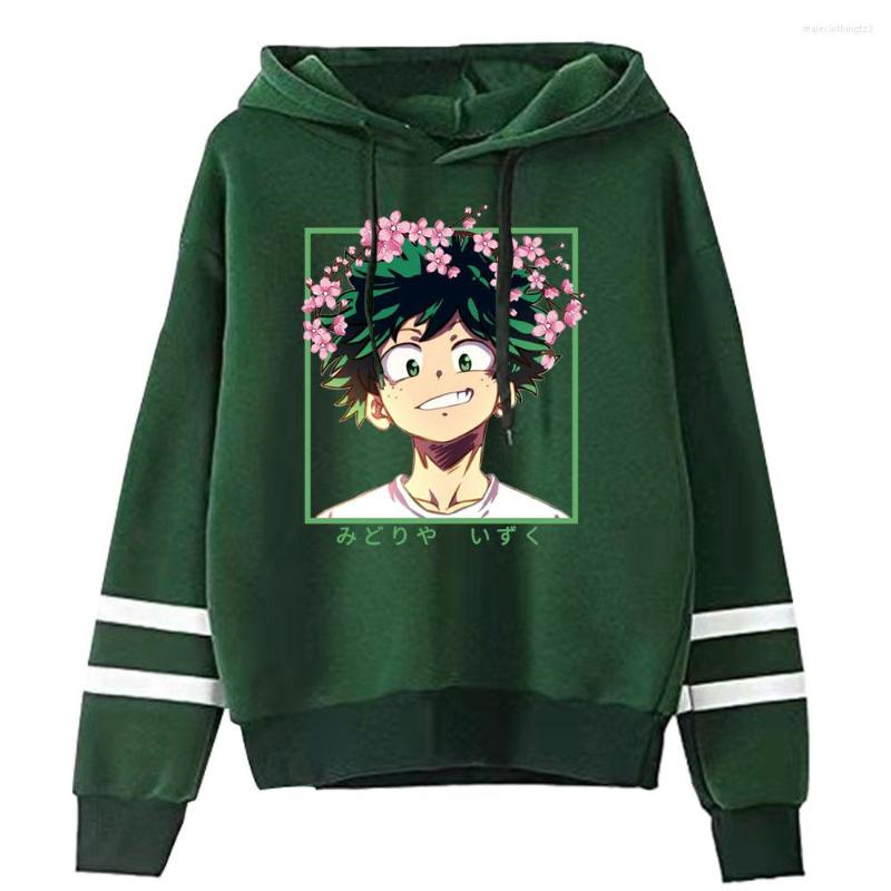 

Men's Hoodies Women Hoodie Funny Japan Anime Boku No Hero Academia Printed Fashion Oversized Sweatshirt, Black