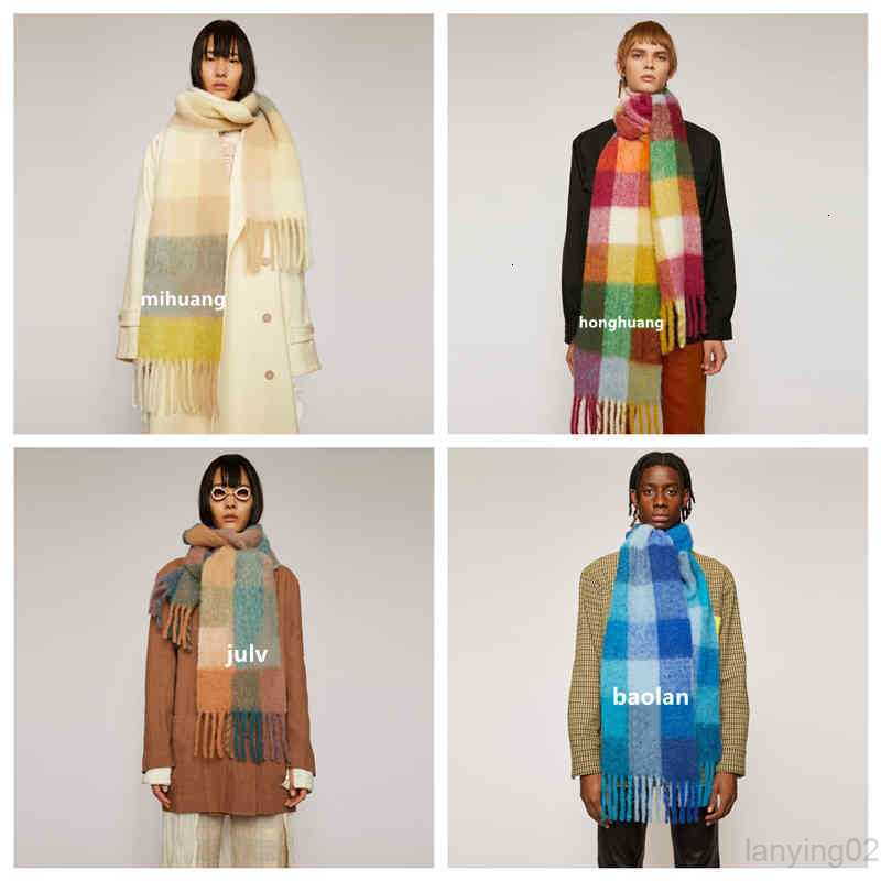

Ac Men Women General Style Scarf Blanket Women's Style Colorful PlaidK5R3