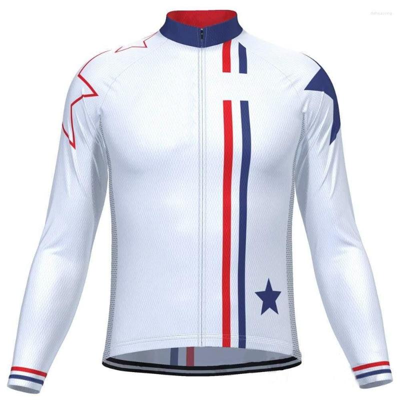 

Racing Jackets Cycling Wear High Quality Men Sportswear Sublimation Clothing Pro Team Road Bike Jersey