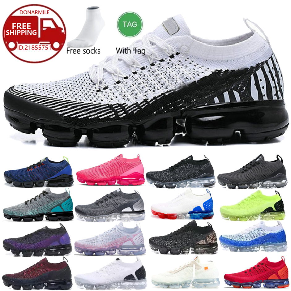 

Vapores Max 2.0 Fly Knit Casual Shoes 3.0 Classic Mens Women Air Cushion Triple Black White Sail Oreo Midnight Purple Chaussures Men Sports Trainers Designer Sneakers, A-b019