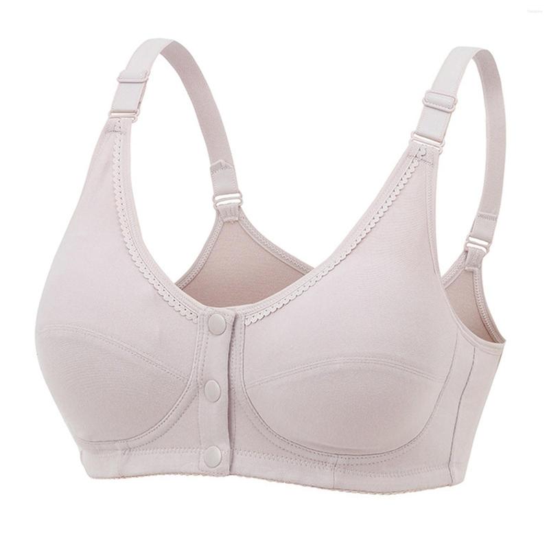 

Bras Women's Front Three Button Lace Breast Feeding Pregnant Women Without Steel Ring Sexy Womens No Underwire Padded, Ag