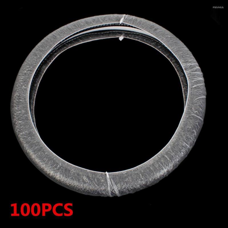 

Steering Wheel Covers 100pcs/Set Universal Disposable Plastic Cover