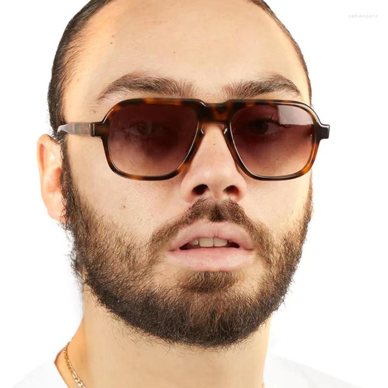 

Sunglasses Brand Designer Vintage Square Women For Men 2023 Sun Glasses Luxury Trend Fashion Big Frame Shades Eyewear UV400