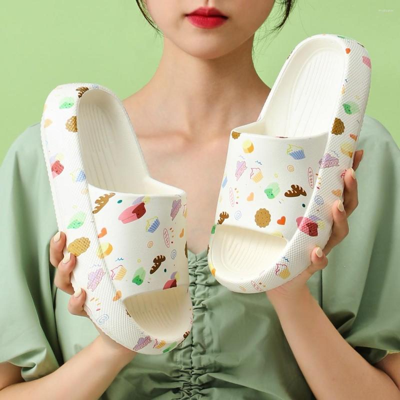 

Slippers Beach Women 2023 Summer Pillow For And Men Non Slip Quick Drying Ultra Cushion Slides Bathroom Sandals, Bear