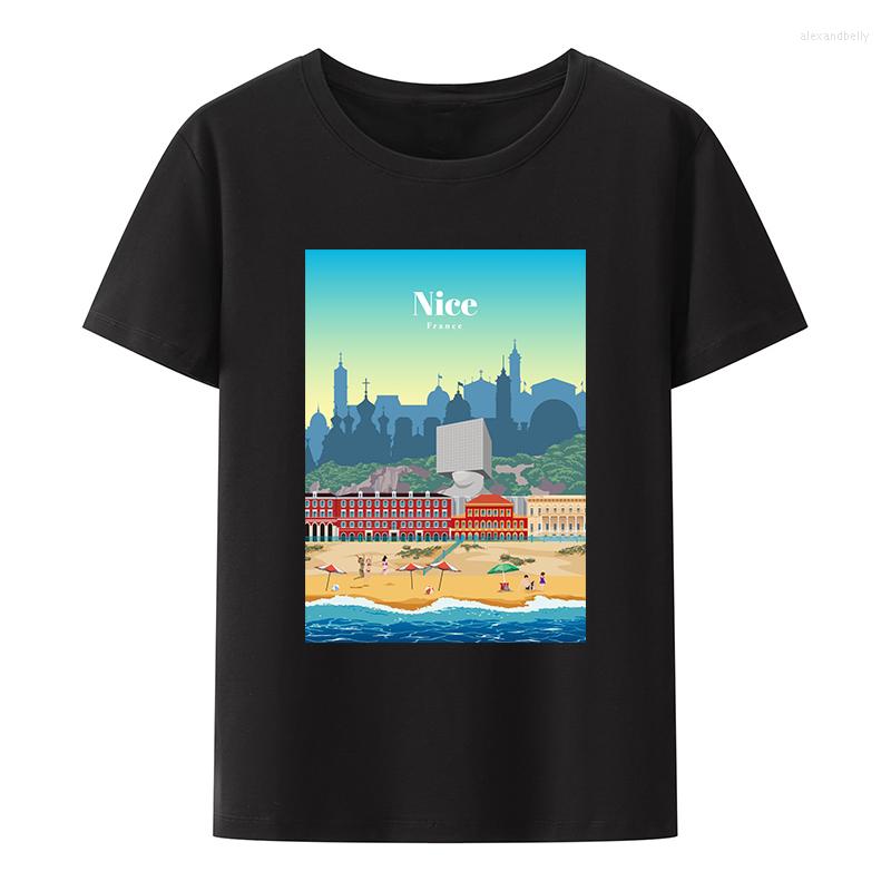 

Men' T Shirts Beach Tourism Scenery Anime In Nice Men Clothing Street Fashion For Mens Clothes Short-sleev Printed T-shirt Top Style, 0610506