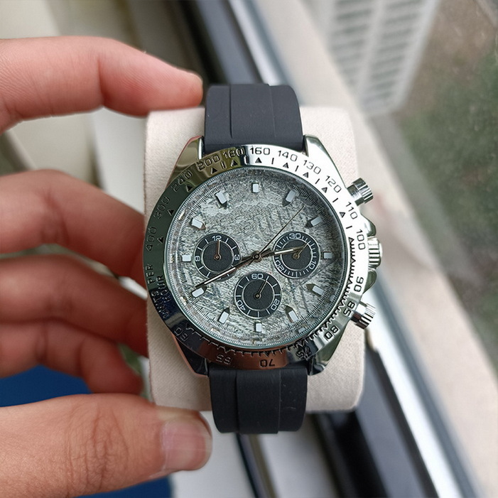 caijiamin Mens Watch Automatic Quartz Movement Super Long Standby High Strength Scratch resistant Mirror Alloy Folding Buckle rolej Leisure Cosmo-image-858797805