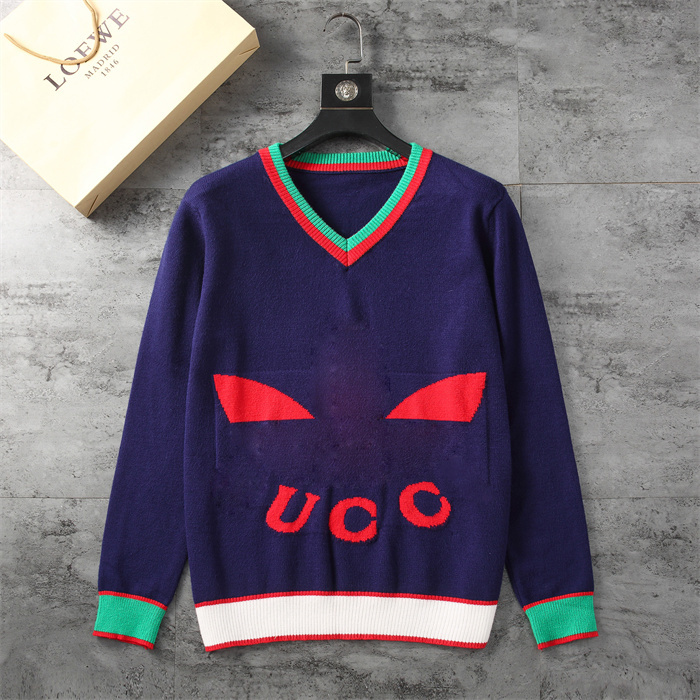 

European and American luxury designer high quality sweaters Mens with Womens autumn Winter Long Sleeve sweater Knitted sweatshirtsM-3XL#02