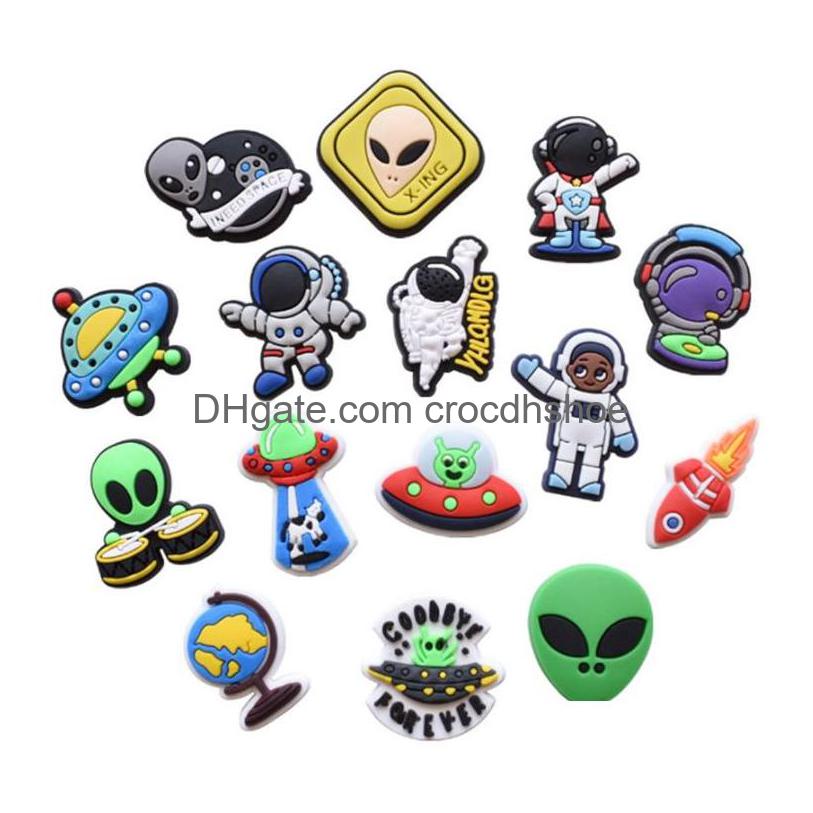 

Shoe Parts Accessories Sport Croc Charms Pvc Soft Rubber Shoes Clog Buckle Xmas Birthday Gift Drop Delivery Otgxg