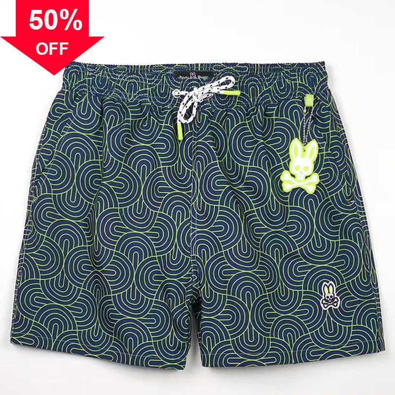 

Shorts Mens Fashion Beach Pants Skull Rabbit Psychological Print Summer Surf Quick Dry European and American Style M-2xlS to  Size, Customize