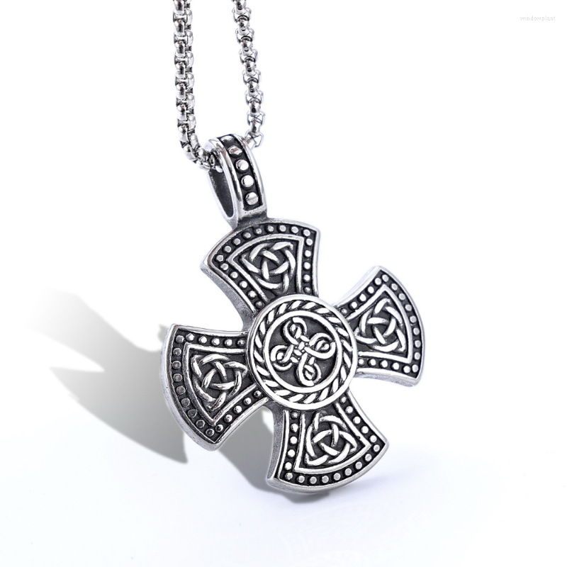 

Pendant Necklaces Selling Celtic Cross Twisted Necklace For Men's Trendy And Design Party High End Jewelry Accessories Surprise Gift