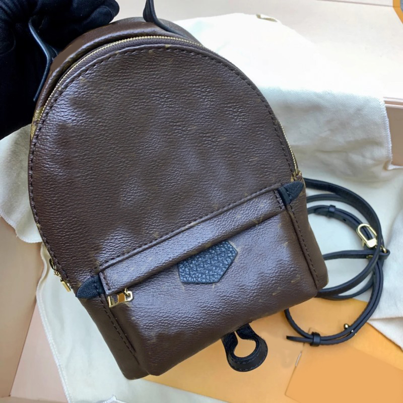 

Single handle shoulder bag for lady palm springs backpacks monograms coated canvas material creative iconic letter practical designer Bags trendy XB018 E23, 4#