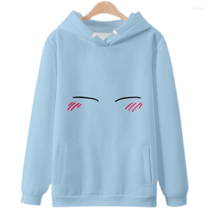 

Women's Hoodies 2023 Hoodie That Time I Got Reincarnated As A Slime Rimuru Cosplay For Men And Women Streetwear Blue Tra 3D Print Pul