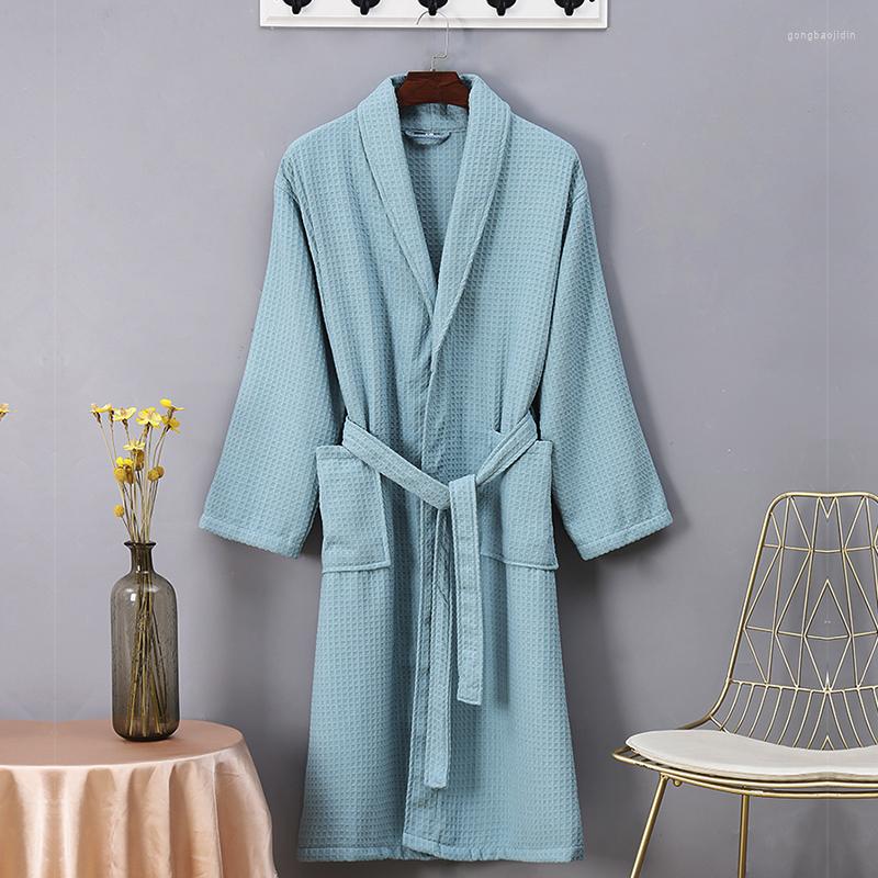 

Women's Sleepwear Summer Women Bathrobe Couple Nightgown Pajamas Cotton Solid Color Casual House Robe Kimono Designer Vintage, Green