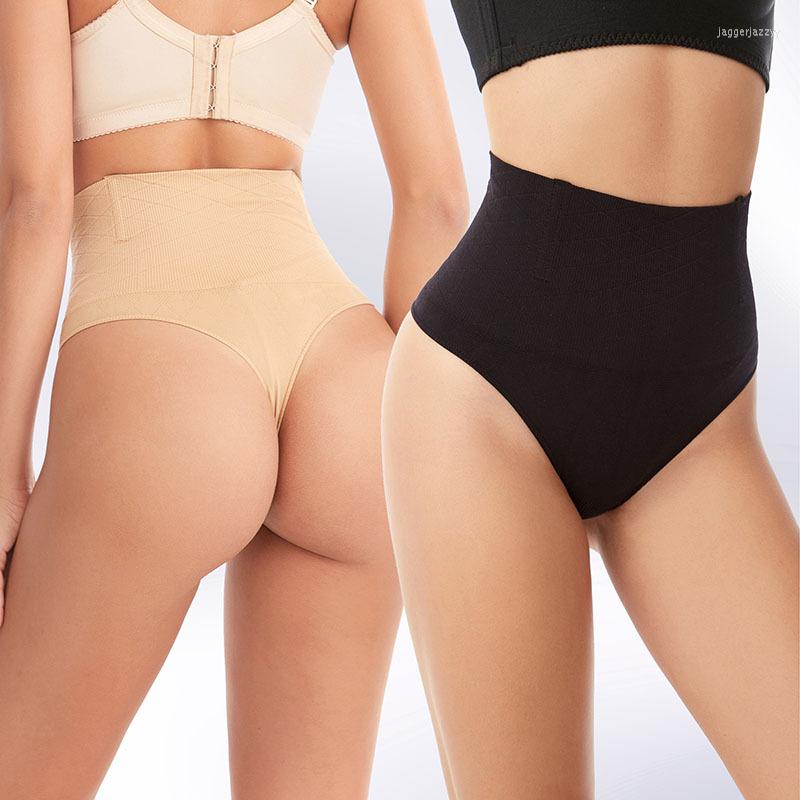 

Women' Shapers Women Sexy Body Shaper High Waist Thong Slimming Panties Belly Control Breathable Trainer BuLifter Panty Shaping, Black