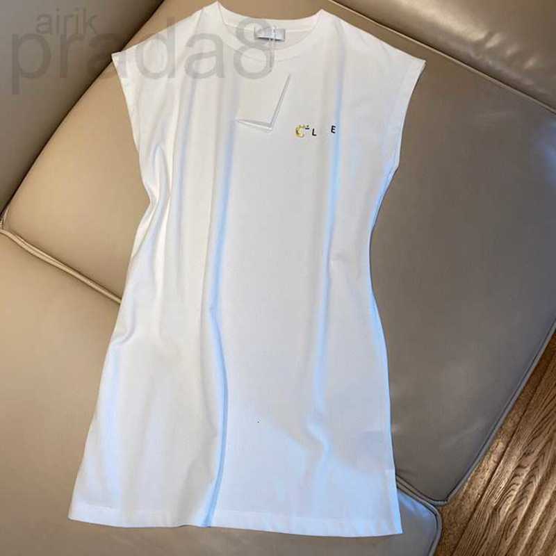 

Casual Dresses Designer Luxury Design Summer Arc De Triomphe Printed Round Neck T-shirt Skirt For Women Clothes Clothing Ladies Woman Dress Fashions Long 4GQC, Gray